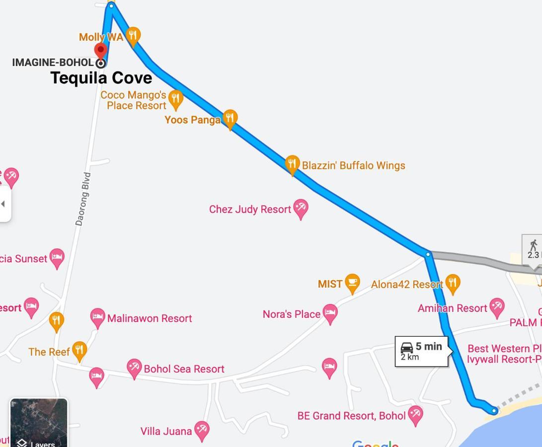 Tequila Cove Bed and Breakfast Panglao Εξωτερικό φωτογραφία